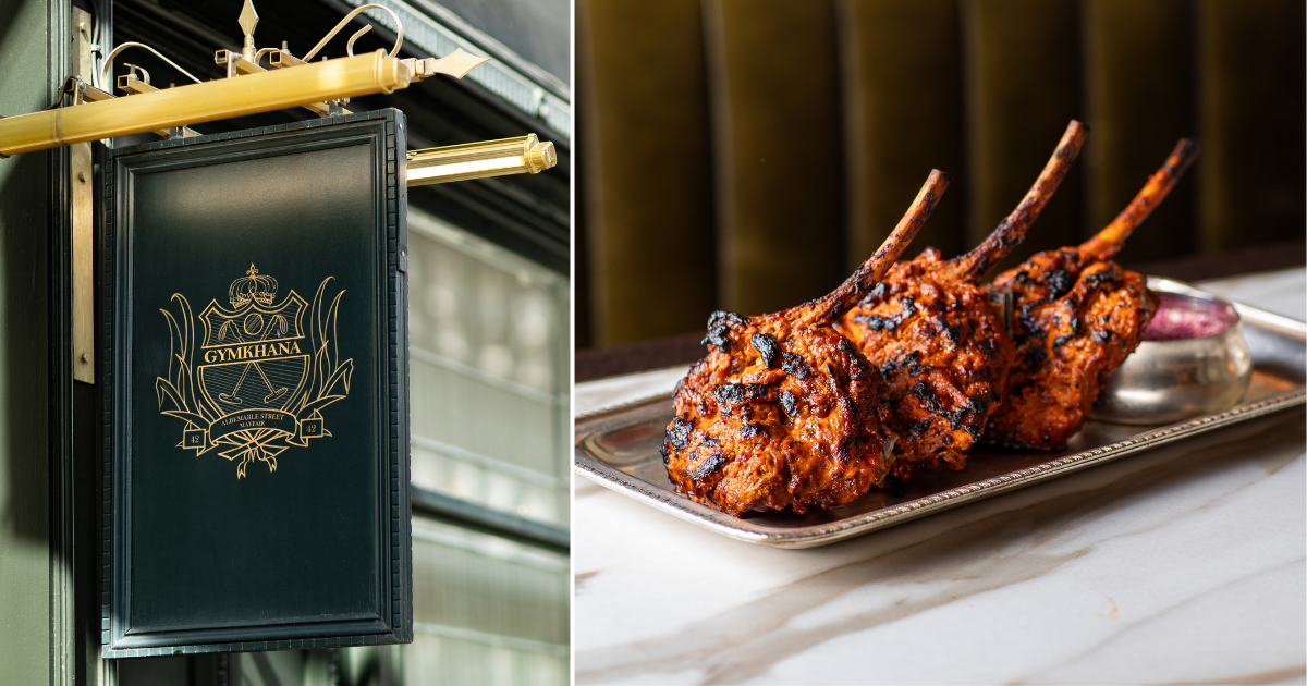 Lamb chops by Sid Ahuja at Gymkhana in Mayfair, London